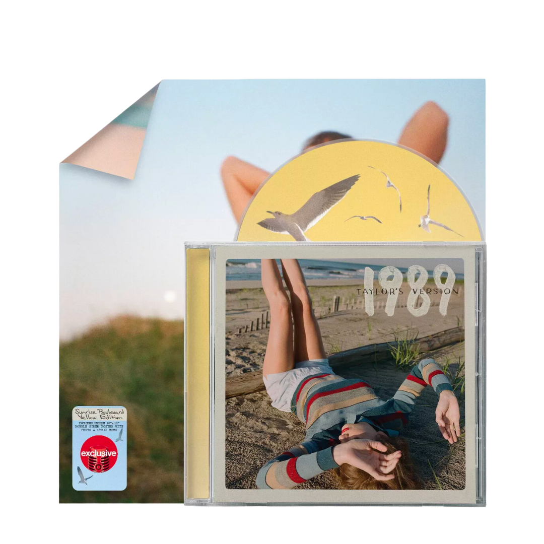 Taylor Swift - 1989 Taylor’s Version CD Sunrise Boulevard Yellow Deluxe Poster Edition