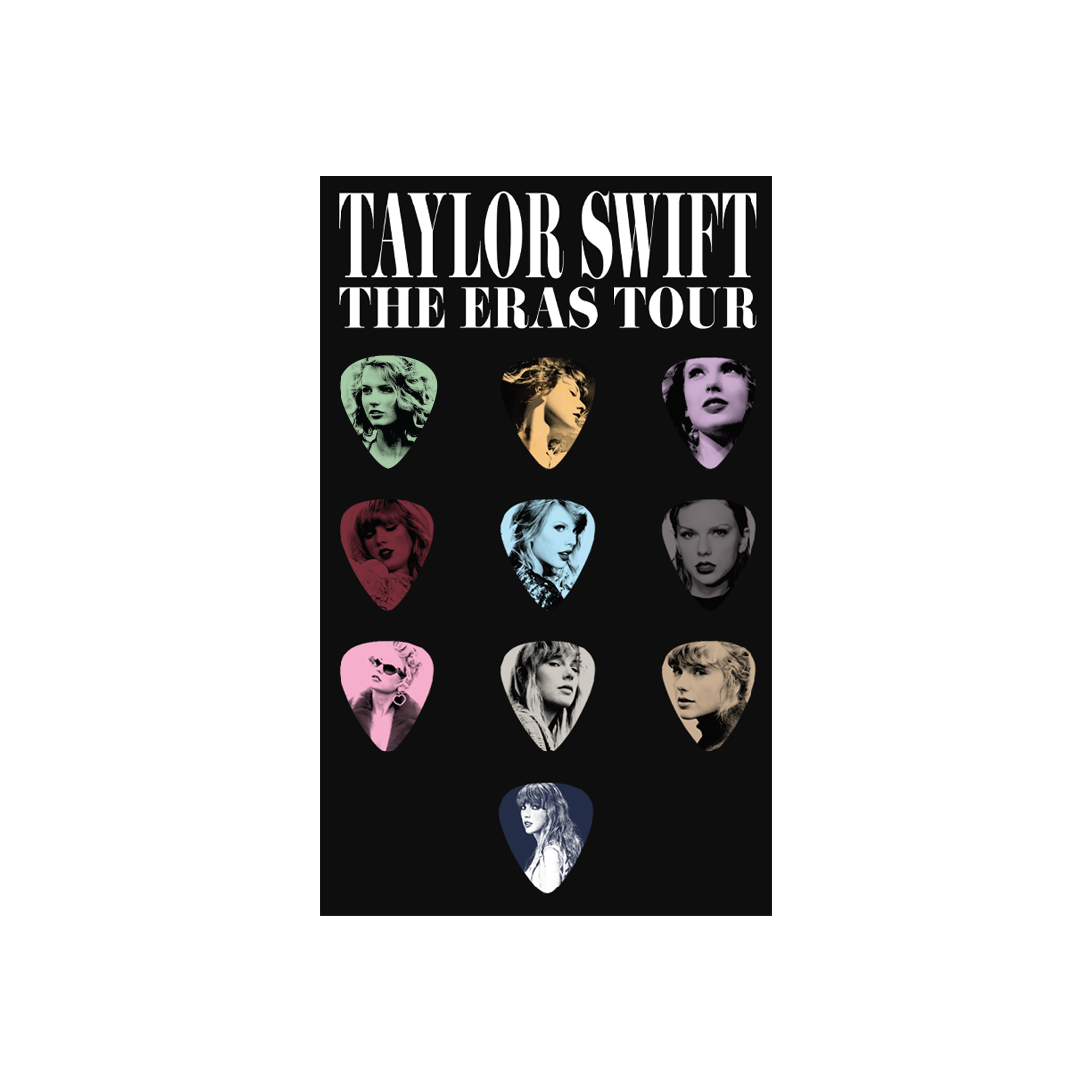 TAYLOR SWIFT THE ERAS TOUR GUITAR PICKS MERCH OFICIAL