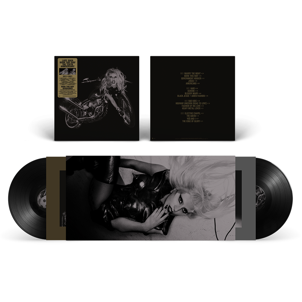 Lady Gaga - Born This Way Vinilo 10mo Aniversario 3LP