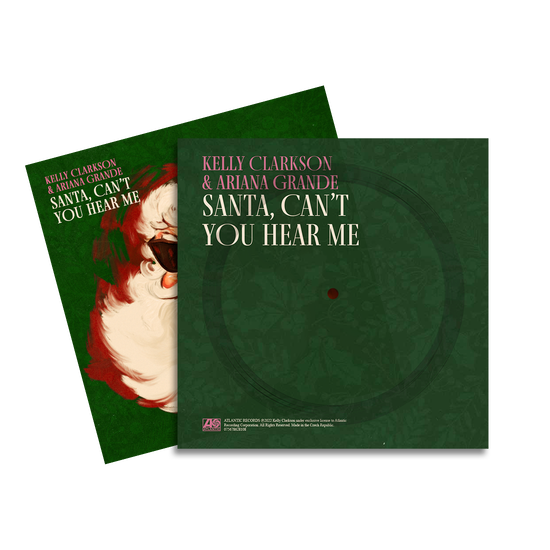 Kelly Clarkson & Ariana Grande - Santa, Can't You Hear Me Vinilo flexi disc
