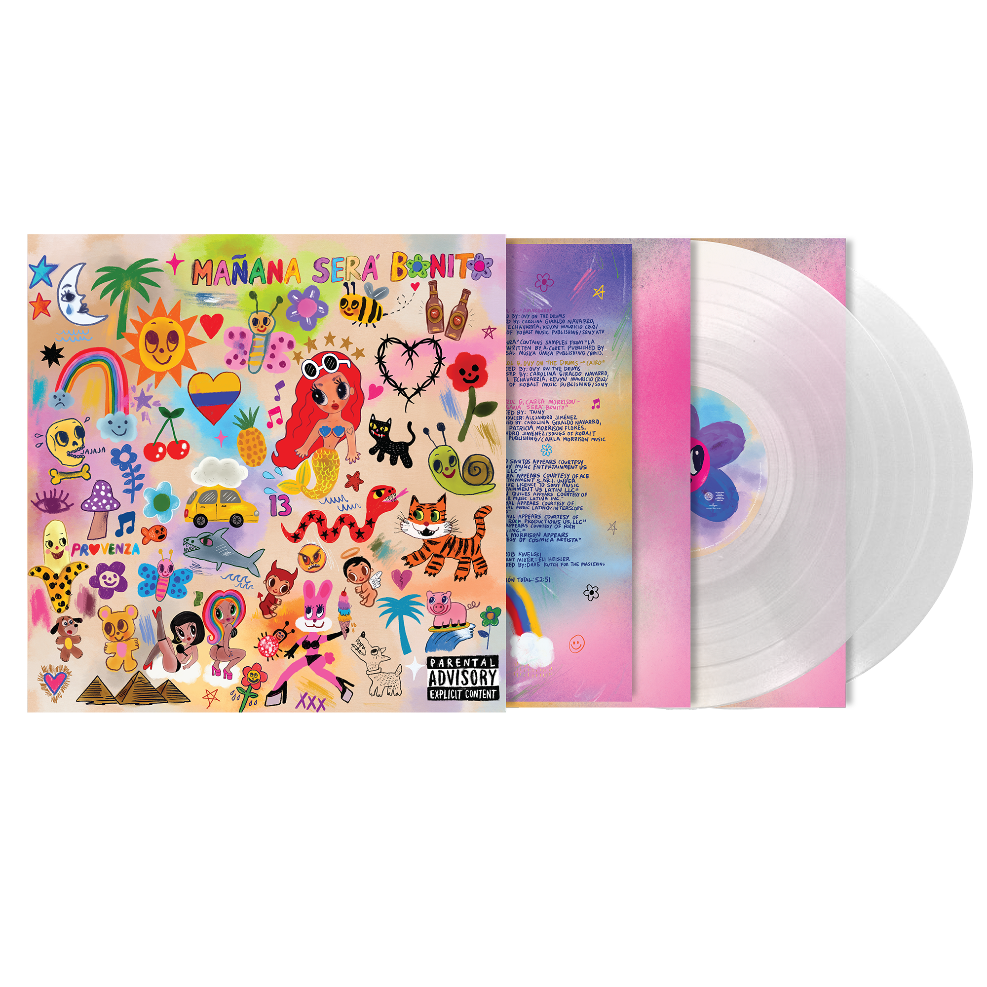 Karol G - Mañana Será Bonito Vinilo 2 LP Transparente