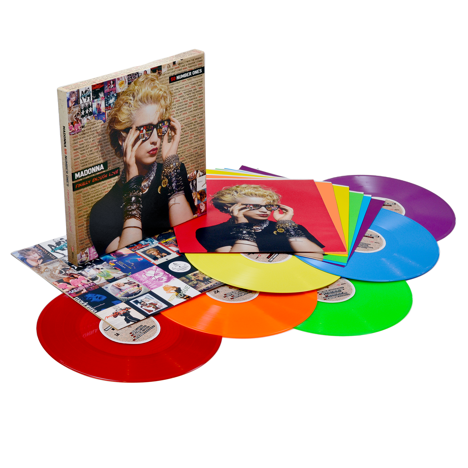 Madonna - Finally Enough Love: 50 Number Ones - The Rainbow Edition Vinilo