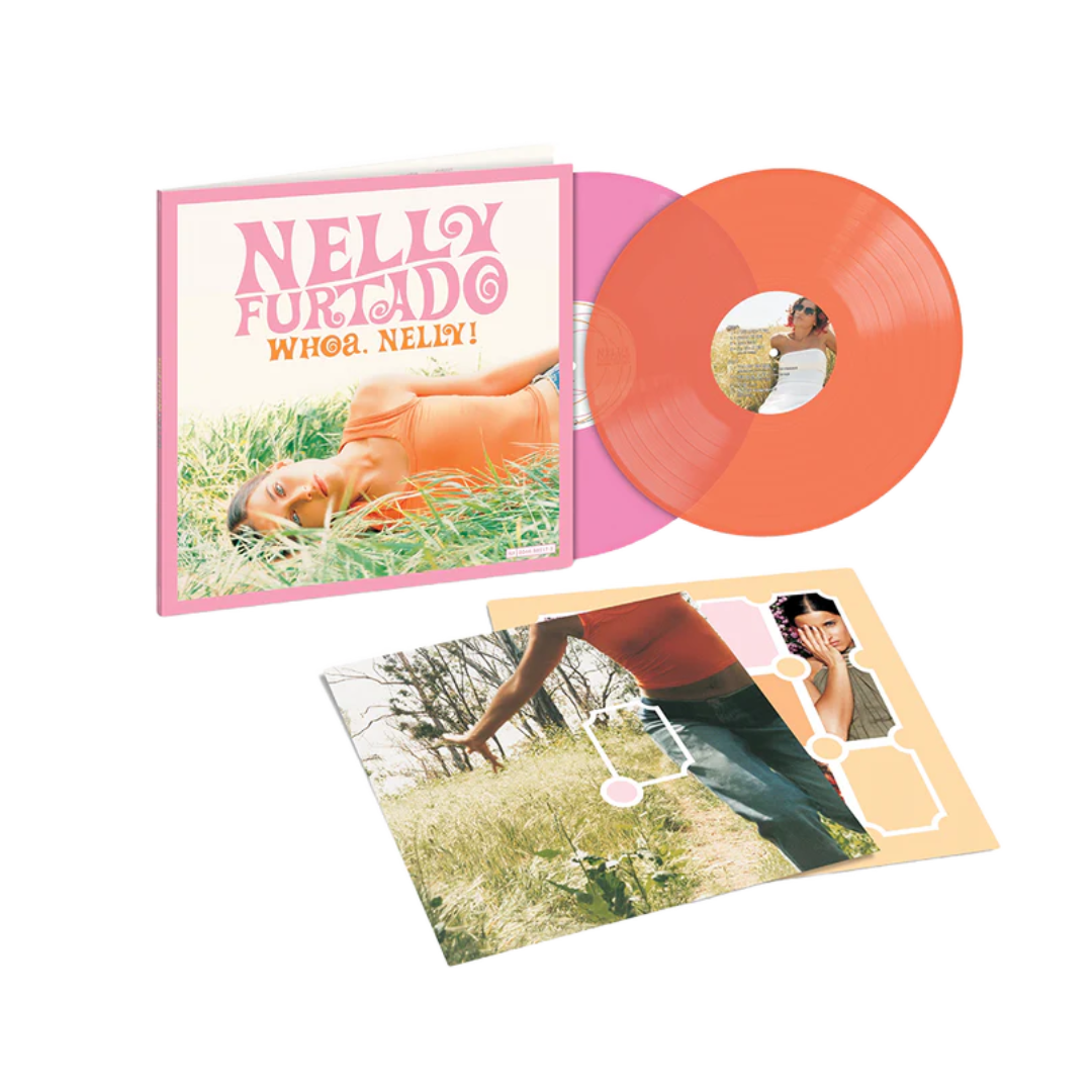 Nelly Furtado - Whoa, Nelly! Vinilo Limitado Candy Pink y Orange Pee
