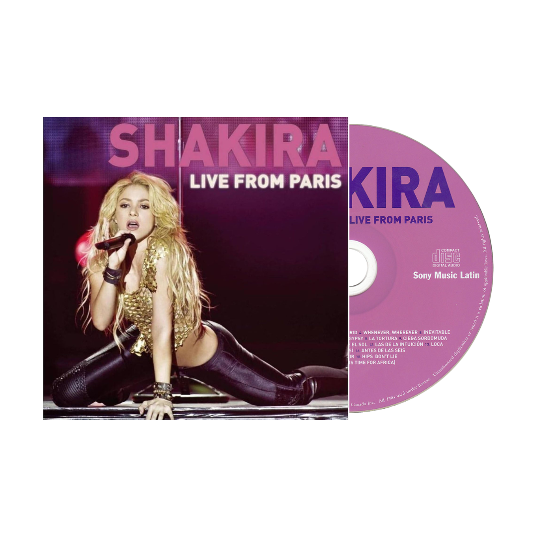 Shakira - Live From Paris CD + DVD