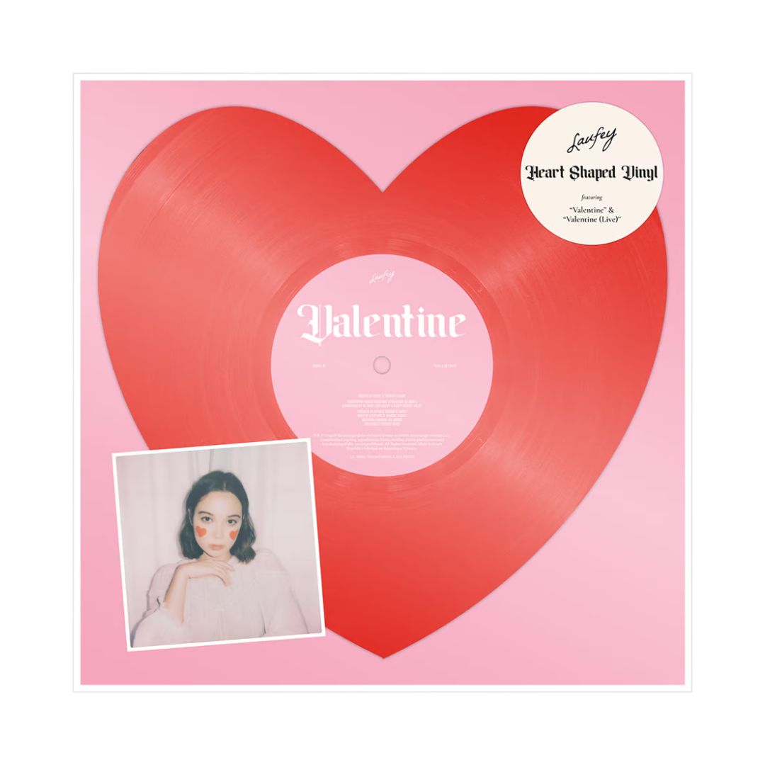 Laufey - Valentine Heart-Shaped 7" Vinilo Limitado 5K