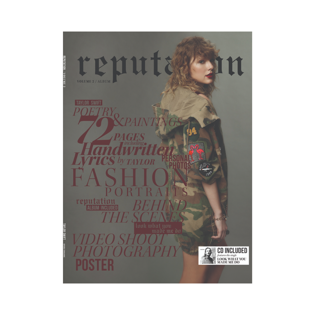 Taylor Swift - Reputation CD Deluxe Magazine Versión 2