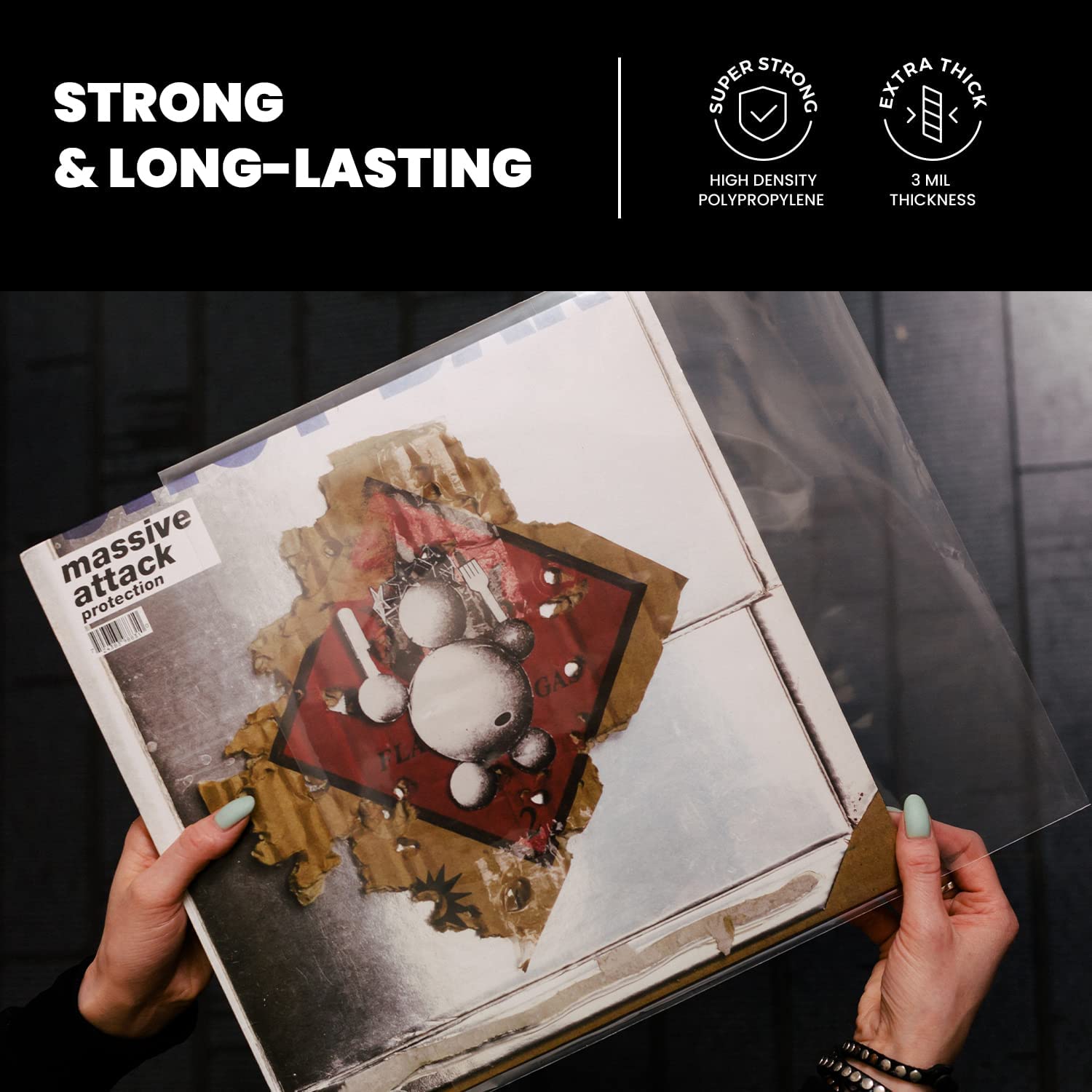 Bolsa Exterior Para Vinilos Pack 10