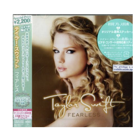 Taylor Swift - Fearless CD Edición Deluxe Japonesa