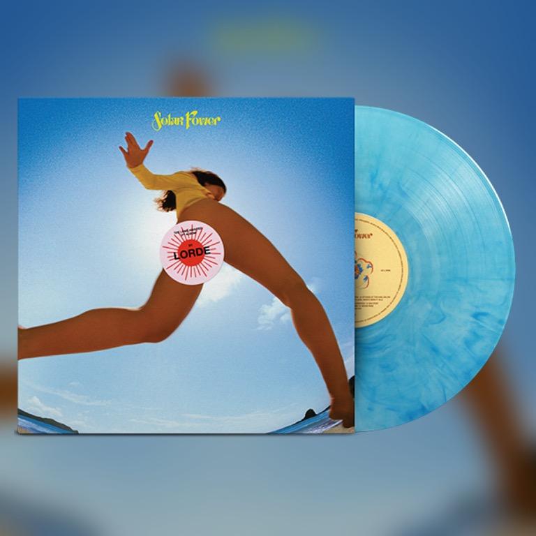 Lorde - Solar Power Vinilo Azul Marmoleado