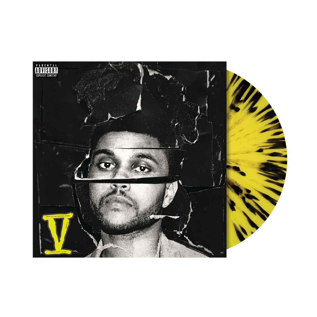 The Weeknd - Beauty Behind The Madness Vinilo Splatter Amarillo y Negro