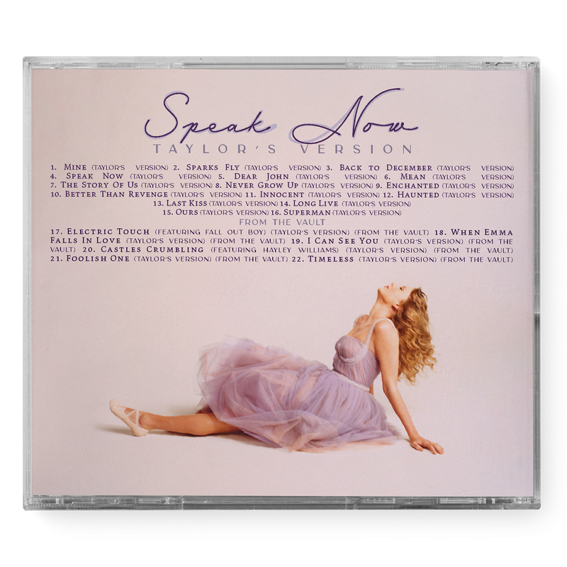 Taylor Swift - Speak Now Taylor's Versión CD