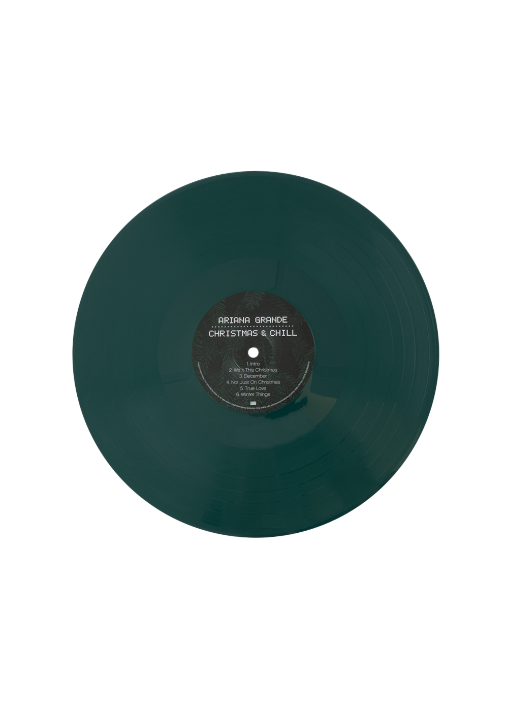 Ariana Grande - Christmas & Chill Vinilo (dark green with etching)