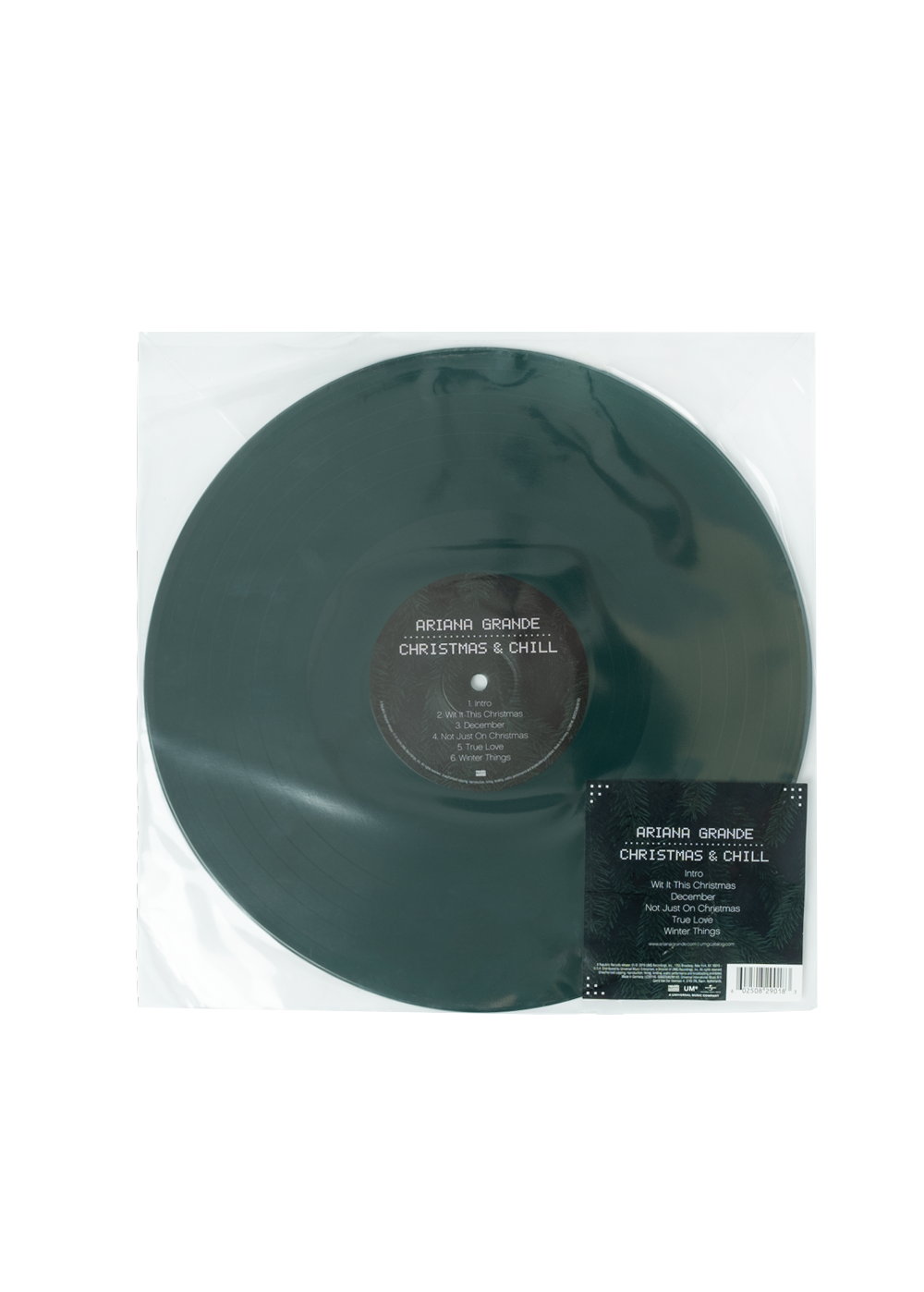 Ariana Grande - Christmas & Chill Vinilo (dark green with etching)
