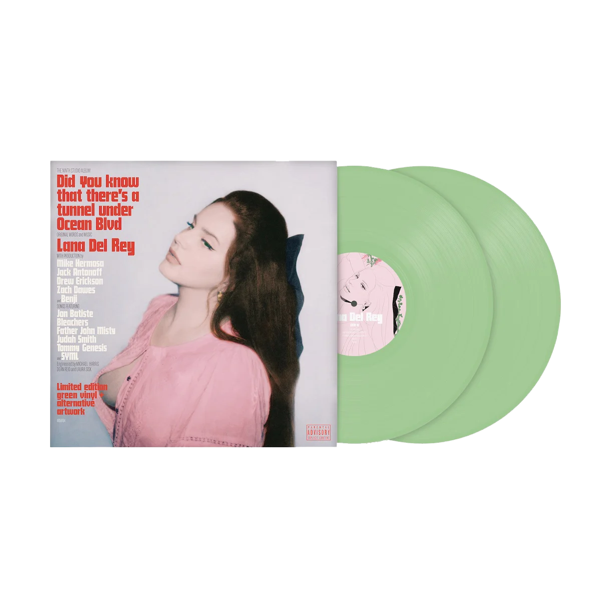 Lana Del Rey - Did You Know That There's a Tunnel Under Ocean Blvd Vinilo Verde Indie Exclusive