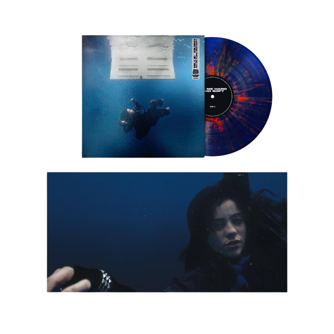 Billie Eilish - Hit Me Hard And Soft Vinilo Blue & Orange Splatter
