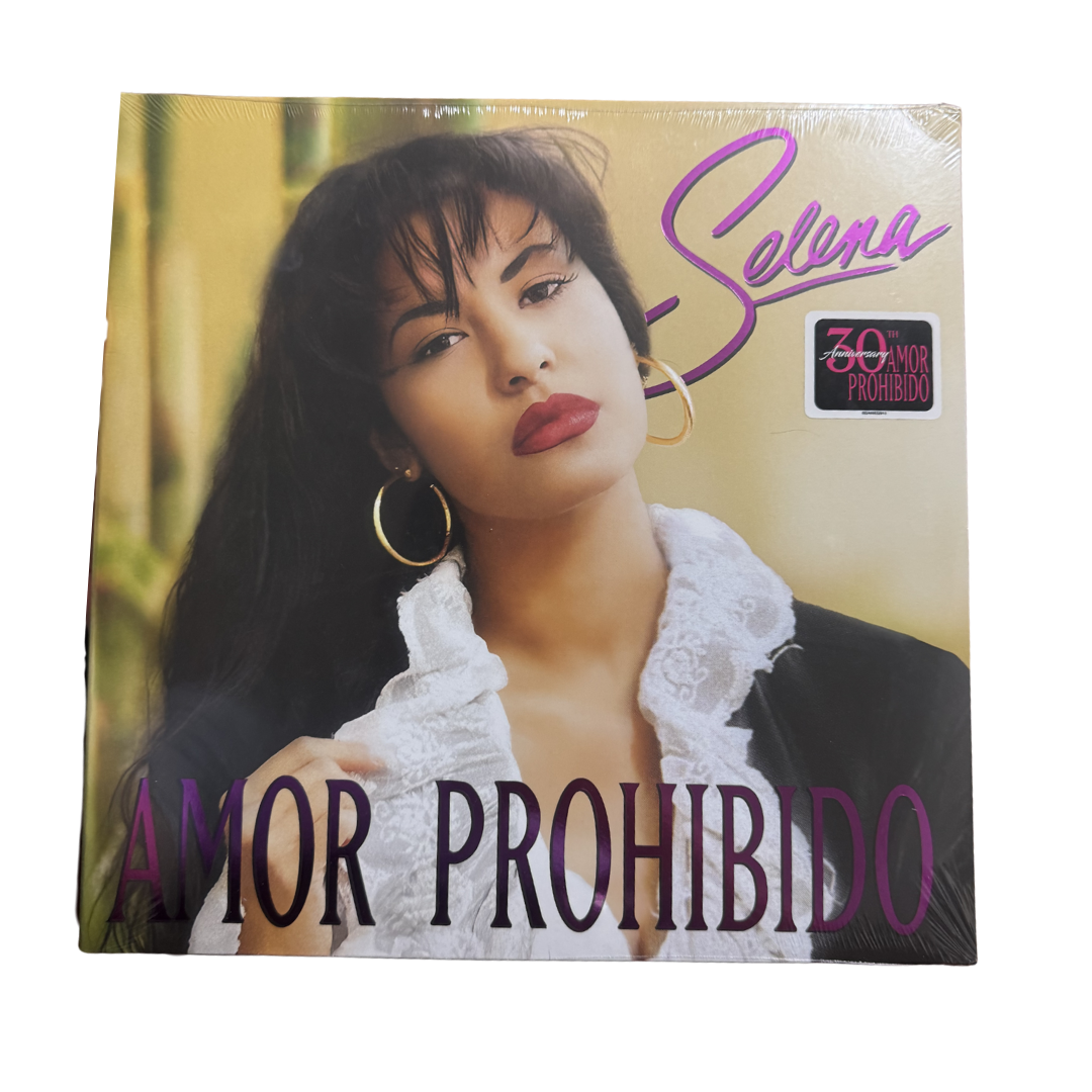 Selena - Amor Prohibido 30vo Aniversario Vinilo Coke Bottle (Detalle)