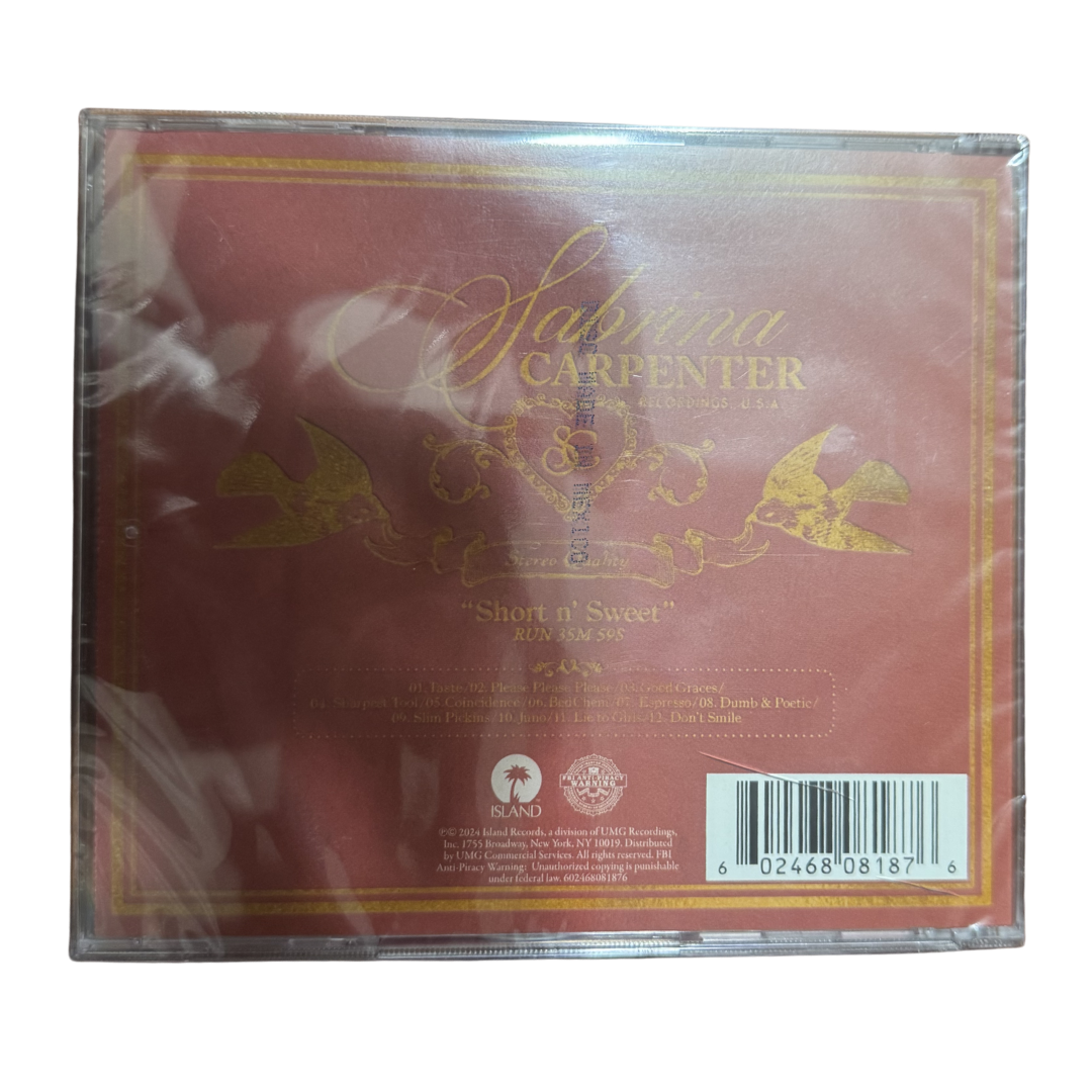 Sabrina Carpenter - Short N' Sweet CD Exclusivo (Detalle)