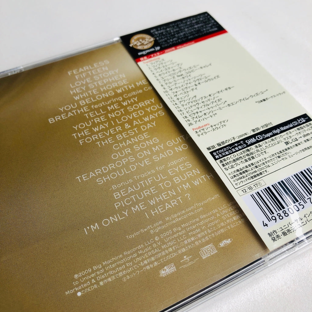 Taylor Swift - Fearless CD Edición Deluxe Japonesa