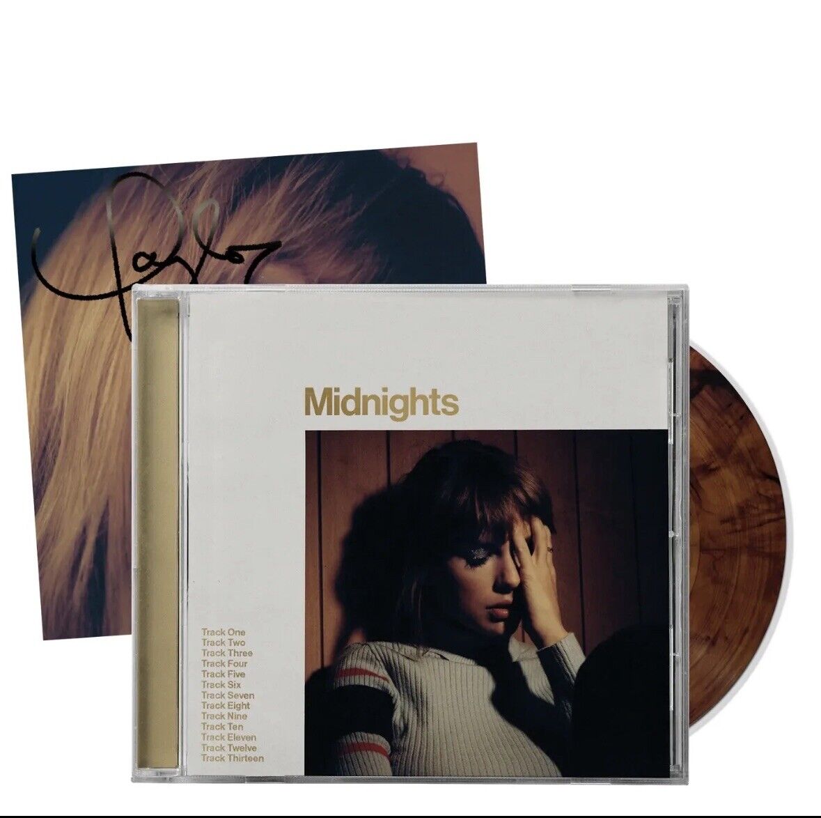 Taylor Swift - Midnights Mahogany CD Firmado